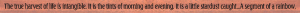 The true harvest sign